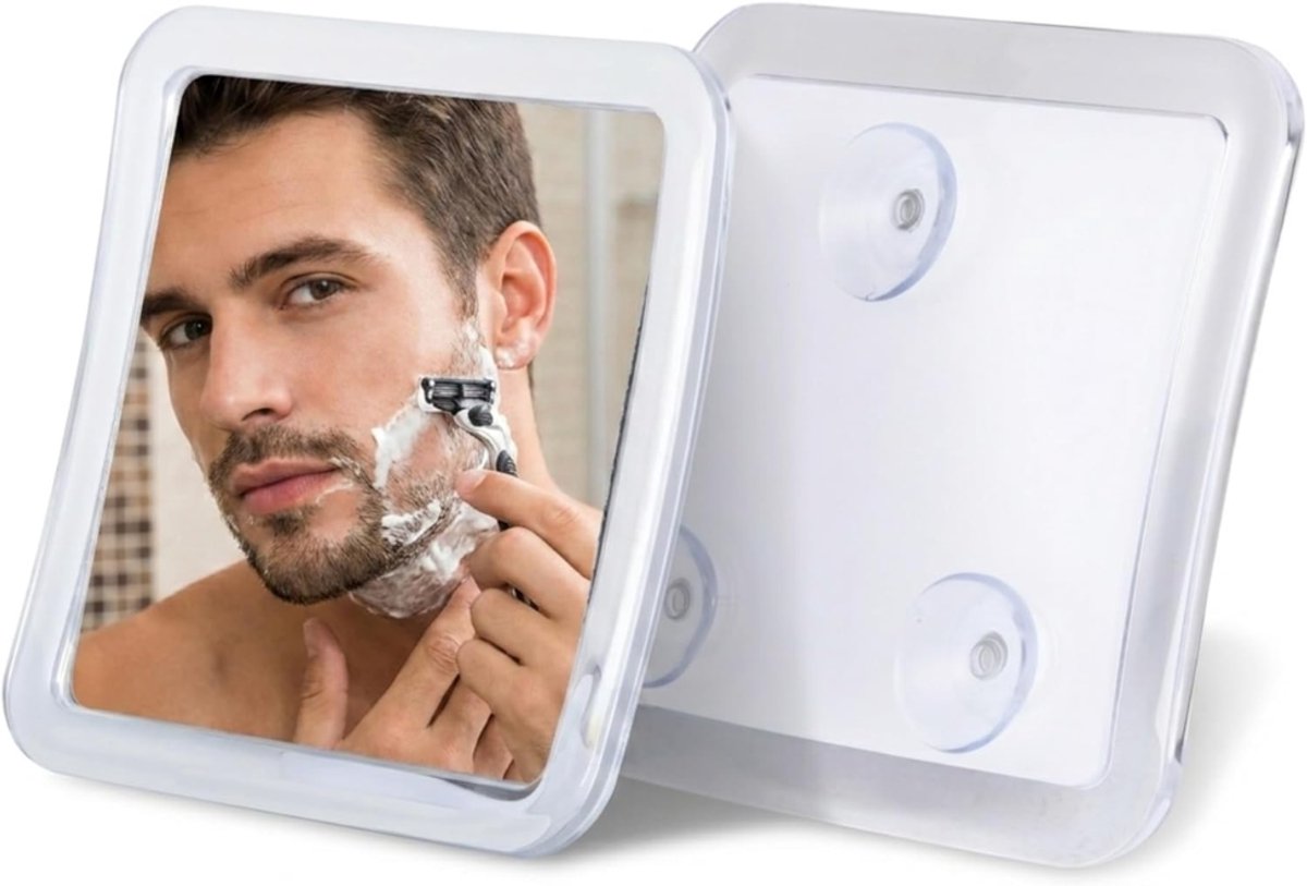 ZRNS® Scheerspiegel Wandmodel - Wandspiegel Scheren - Badkamerspiegel - Makeup Spiegel - Anti Condens - Met Zuignap