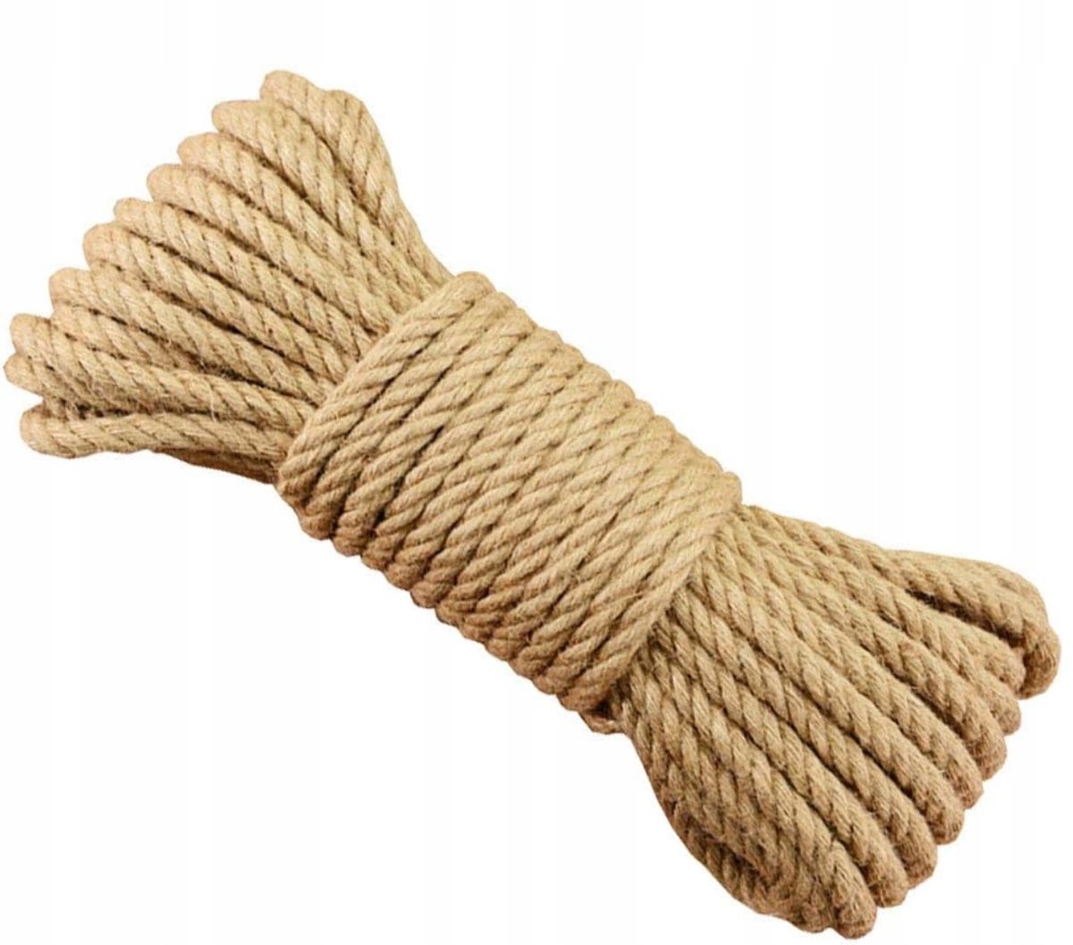 Jutekouw Touw 8mm 25m - Decoratief en Duurzaam Zeilstouw