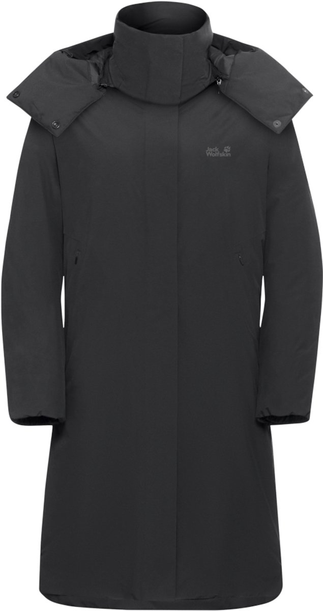 Jack Wolfskin FROST HAVEN COAT W Dames Outdoorjas - black