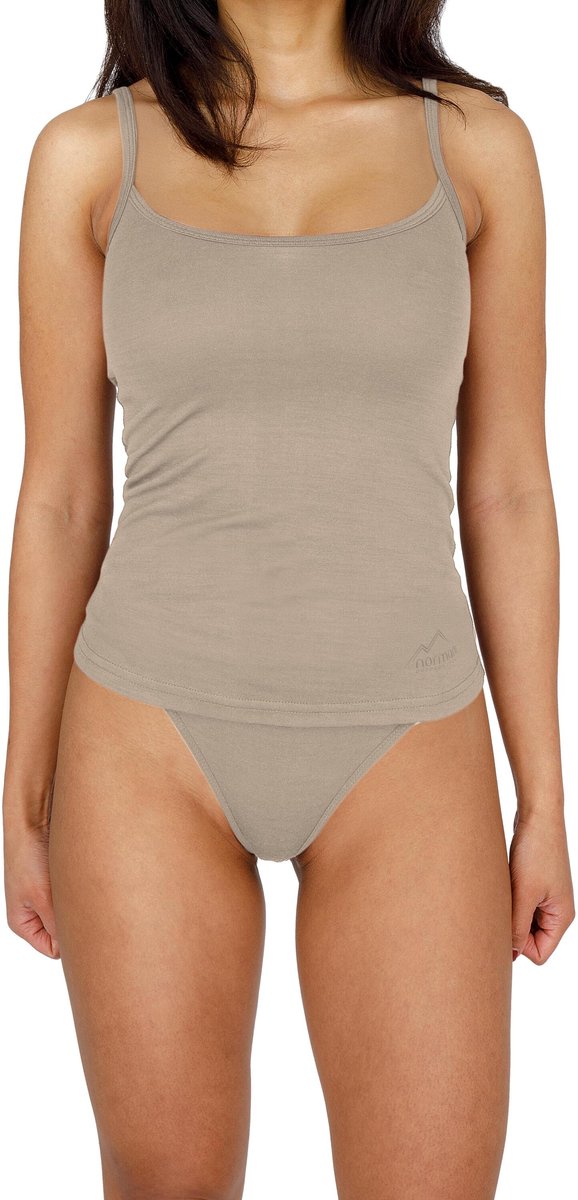 Dames-merino-top met spaghettibandjes „Kyneton“
