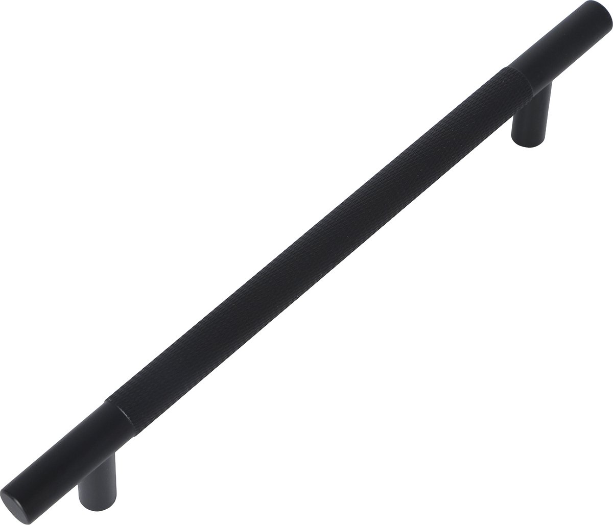 Meubelgreep Alvaro mat zwart 214mm - Boorafstand 160mm