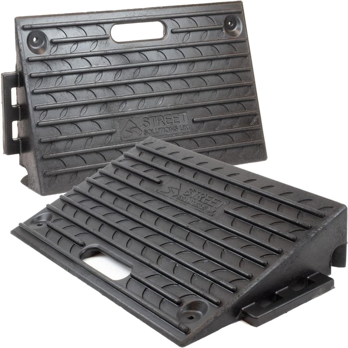 NIVA® Oprijplaat - Oprijplaten - Oprijbok - Zwart - 50 cm x 40 cm x 10cm
