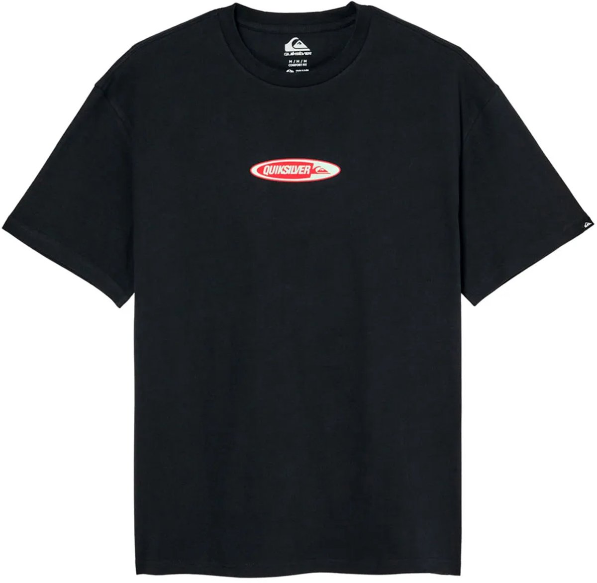 Quiksilver Disk T-shirt Met Korte Mouwen XL Man Zwart