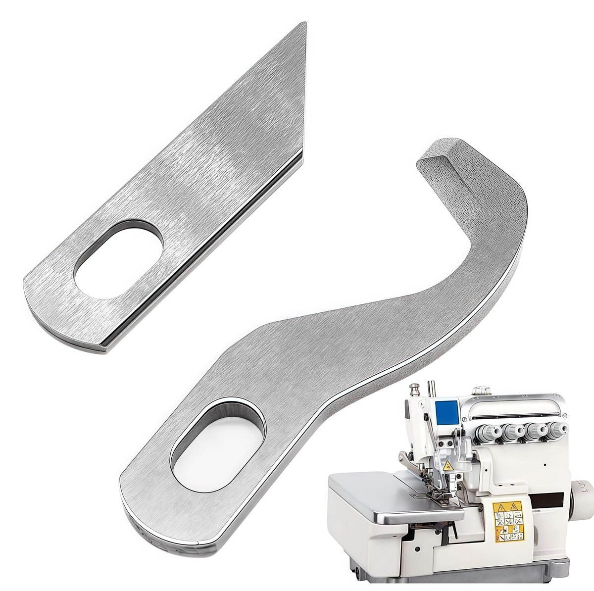 Solidchoice - Set van Snijbladen voor Overlockmachines, Perfecte Compatibiliteit