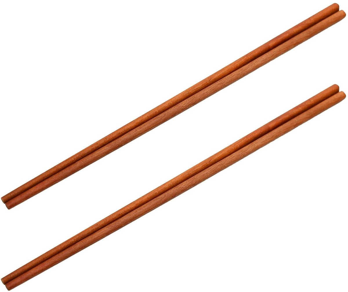 Solidchoice - Herbruikbare Eetstokjes van Rood Sandelhout, 30CM