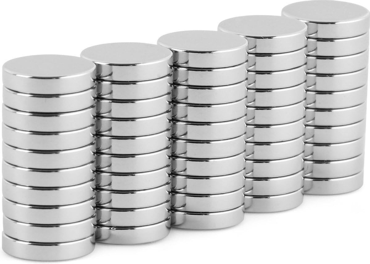 Solidchoice - Sterke Neodymium Magneten 5x2 mm - 50 Stuks
