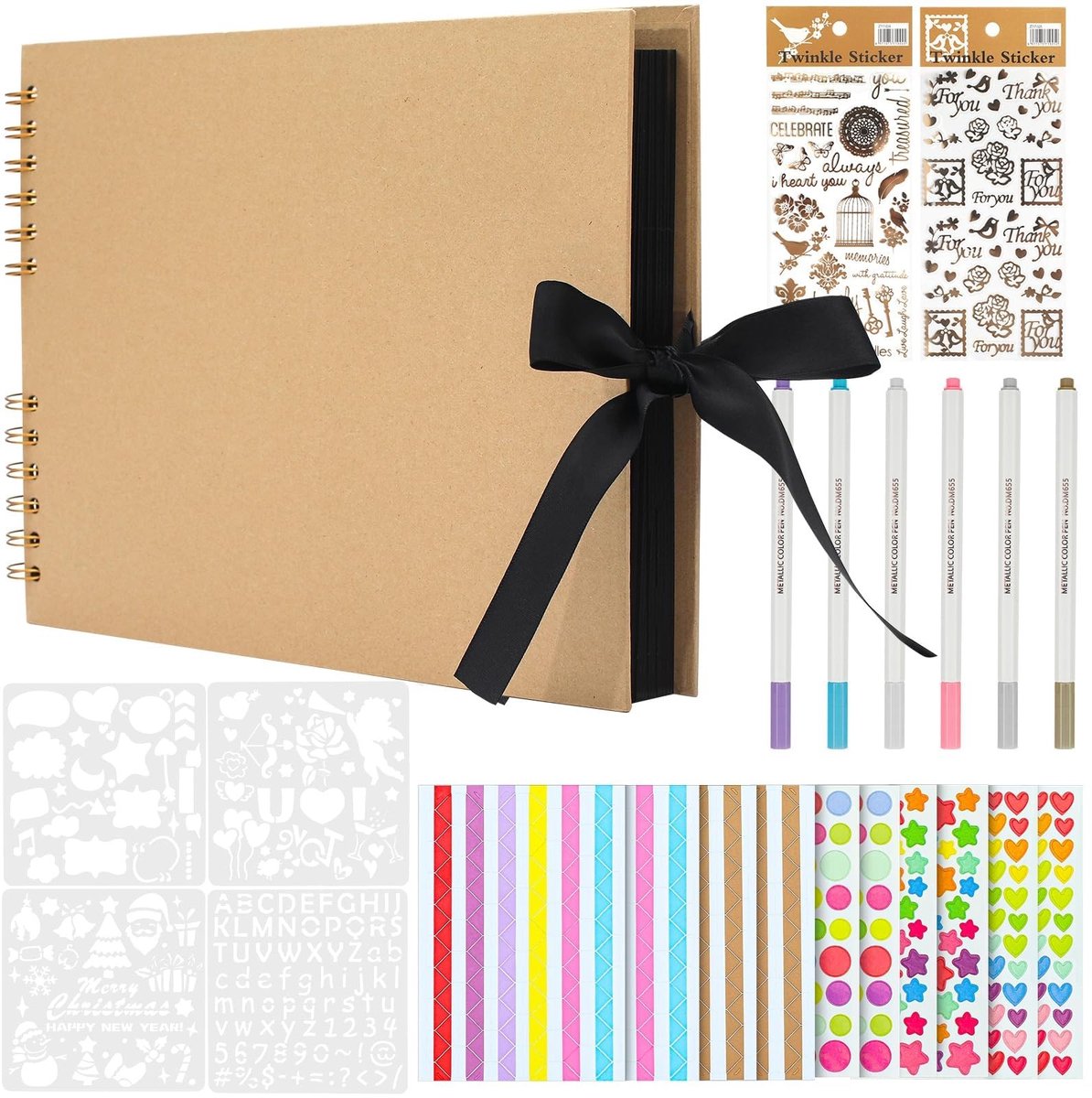 Solidchoice - Personaliseerbaar Fotoalbum met 80 Pagina's voor Herinneringen