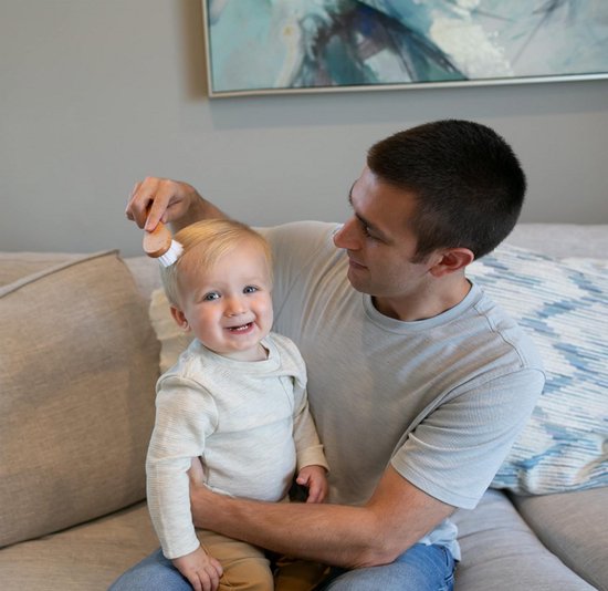 Dr. Brown's Soft & Safe Baby Borstel en Kam - Zachte Baby Haarborstel - Kam voor Baby's en Peuters — afbeelding 3