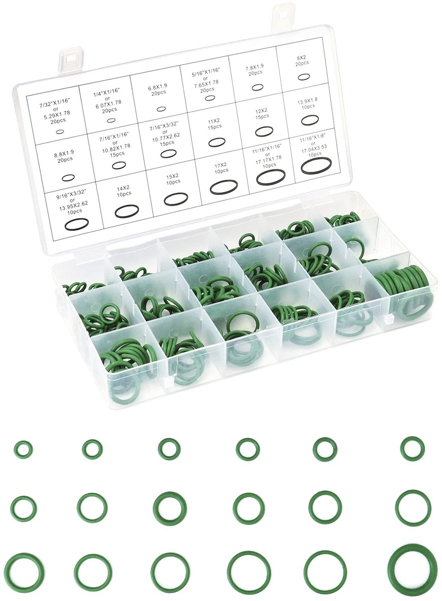 Solidchoice - 270-delige O-Ring Afdichtring Set voor Diverse Toepassingen