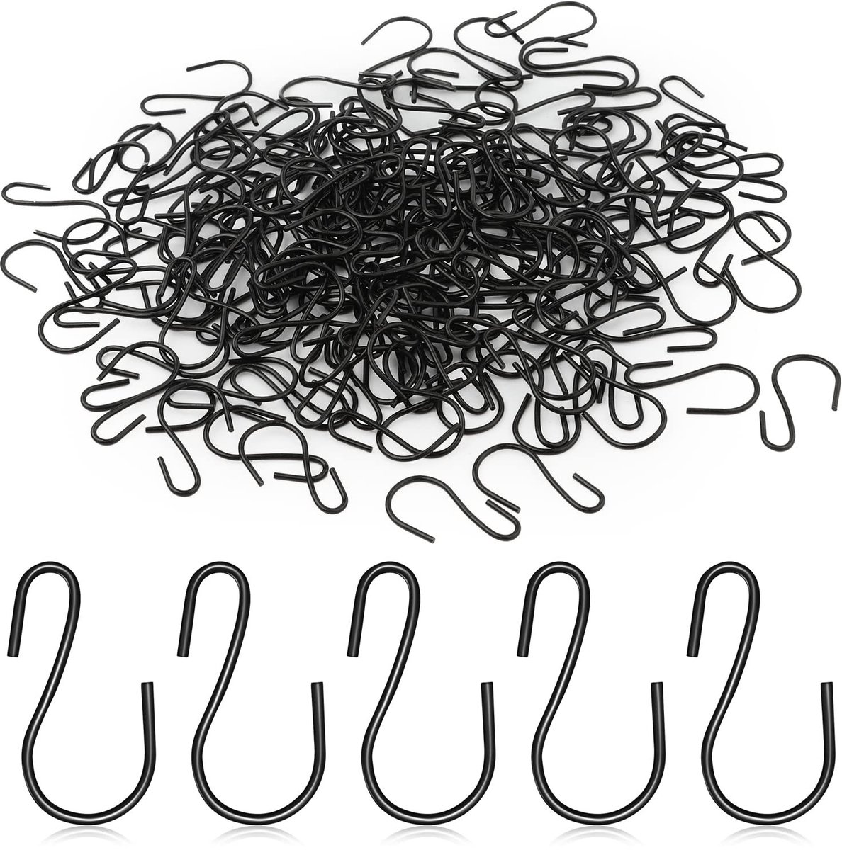 Solidchoice - Set van 120 Mini S-Haken voor Ophangdoeleinden