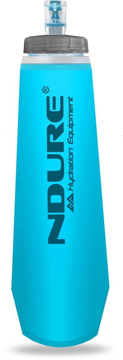 NDURE Soft Flask 500 PRO – Opvouwbare Hardloopfles 500 ml – Softflask voor Trailrunning, Hiking & Outdoor – BPA-vrij