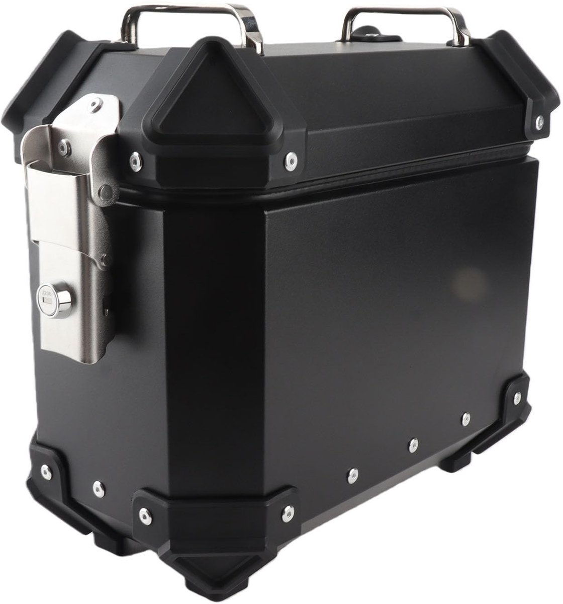 Solidchoice - 18L Aluminium Motorfiets Zijkoffer met Veiligheidsslot