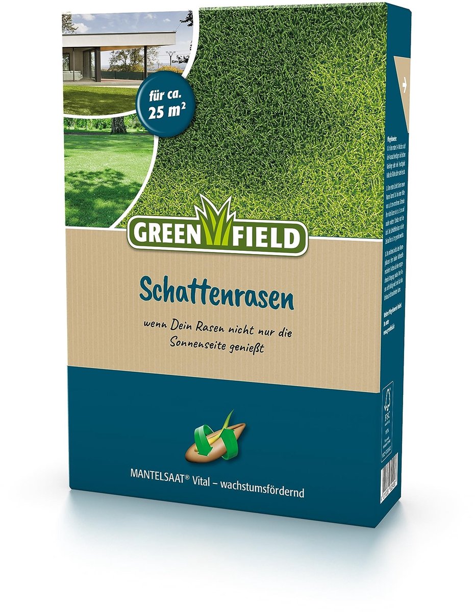 Solidchoice - Schaduwgras Mantelzaad voor 25 m²