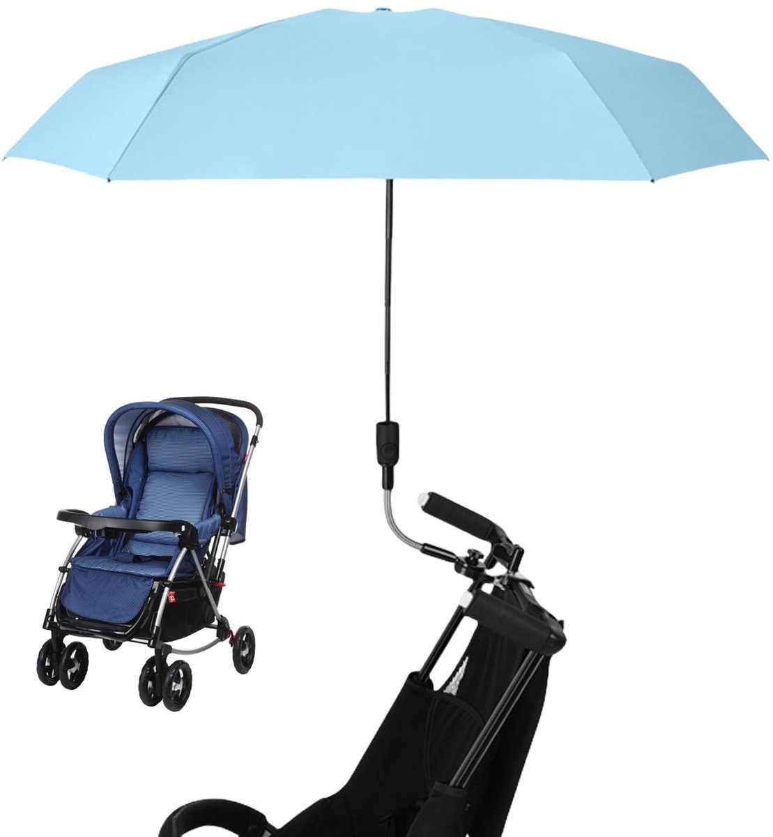 Solidchoice - UV Beschermende Parasol voor Kinderwagens