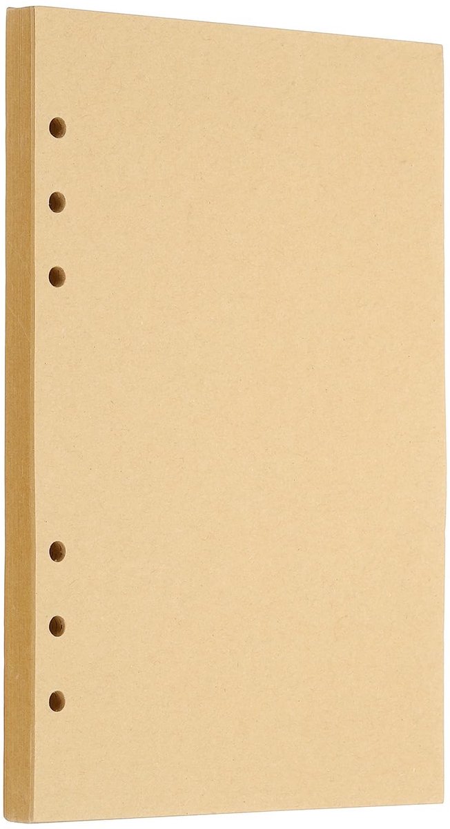 Solidchoice - A5 Navullingen van Onbedrukt Kraftpapier voor Ringbanden