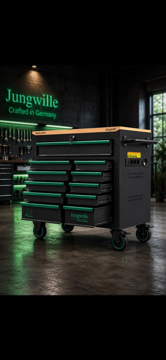Jungwille Nordschleife gereedschapswagen - 540 delig