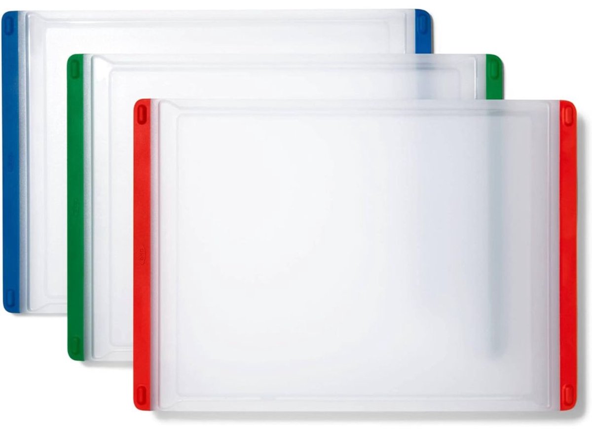 JCP® Snijplankenset - Snijplankenset met Houder - Vaatwasserbestendig - Veelkleurig - 33cm x 23cm x 18cm