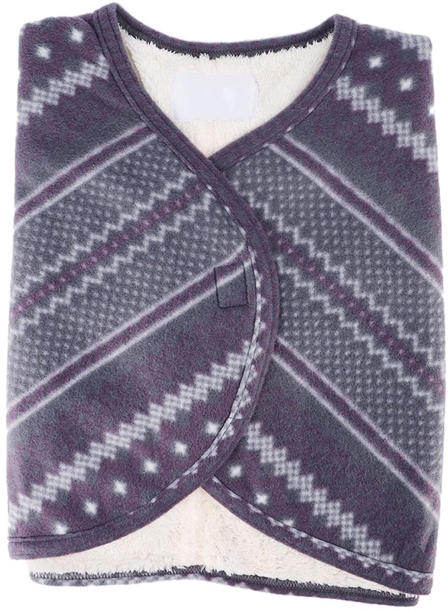 Solidchoice - Dubbelzijdige Pluche Schoudercape voor Warmte en Bescherming