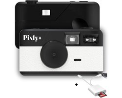 Pixly Smart Retro Camera - Schermloos - Oplaadbaar - Oneindig foto's - 8MP - Duurzaam - Ingebouwde flits - Vintage - Digitale camera