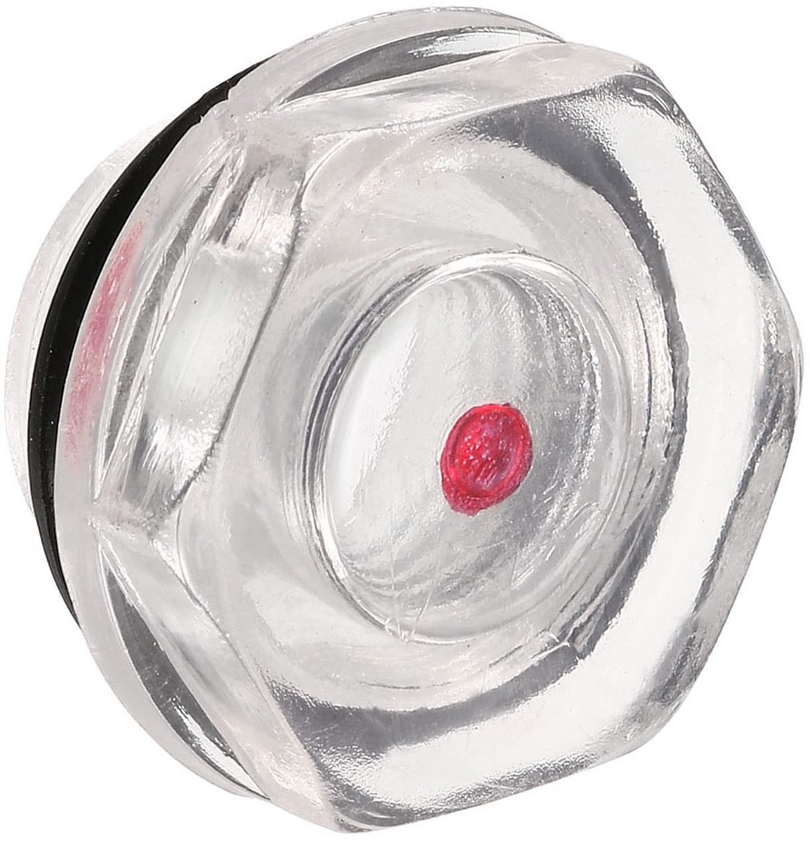 Solidchoice - Kunststof Olieniveau Kijkglas met O-ring voor Luchtcompressor Fittingen - 1/2 PT