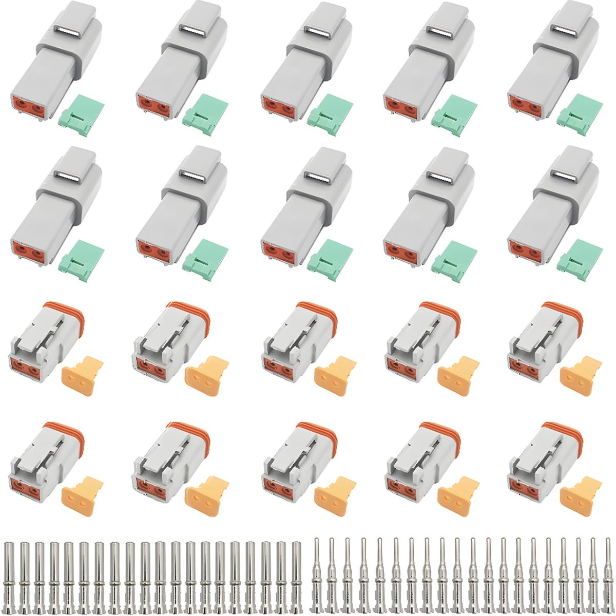 Solidchoice - Waterdichte 2-Pins Elektrische Connectoren voor Auto's en Motoren