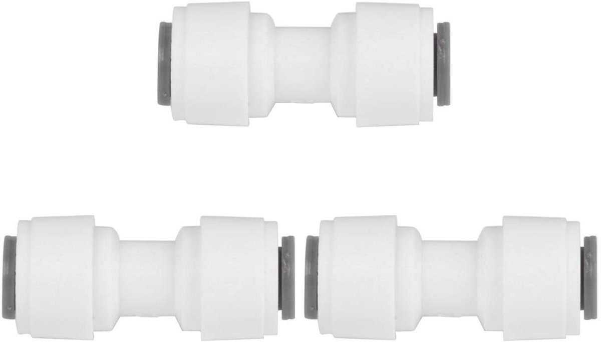 Solidchoice - Snelkoppeling waterpijp schroefverbindingen - 3 stuks 1/4 inch