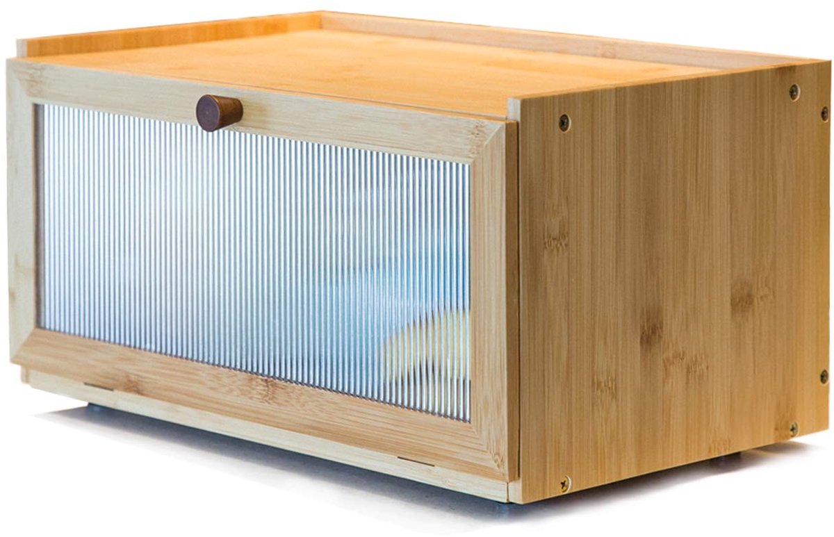 Solidchoice - Bamboo Lunch Box Stijlvolle Houten Opbergdoos 40x25x20cm