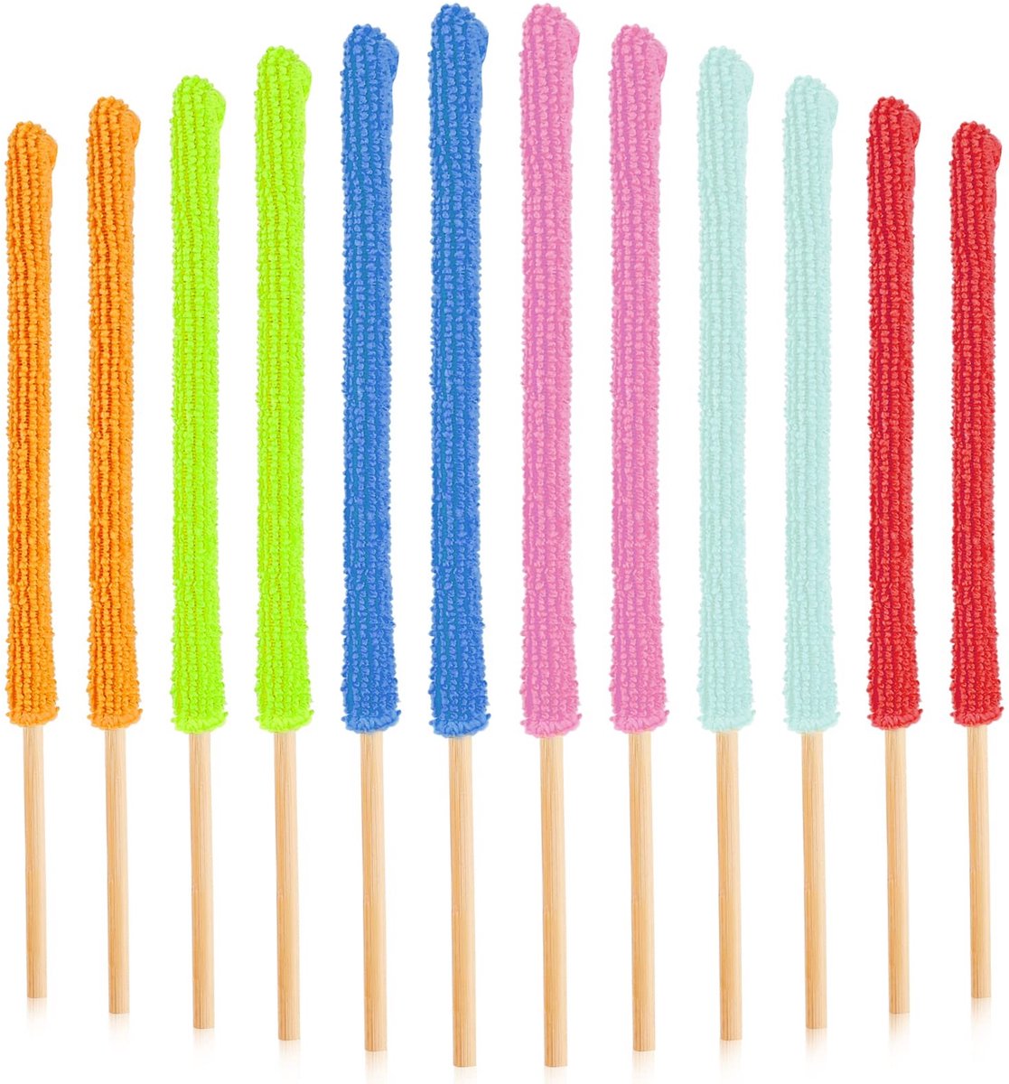 Solidchoice - Set van 12 Mini Schoonmaakborstels