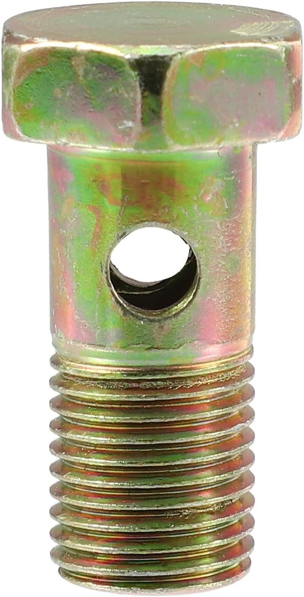 Solidchoice - M12x1.25 Banjo Bout Remleiding Fitting Adapter - IJzer Bronzen Kleur