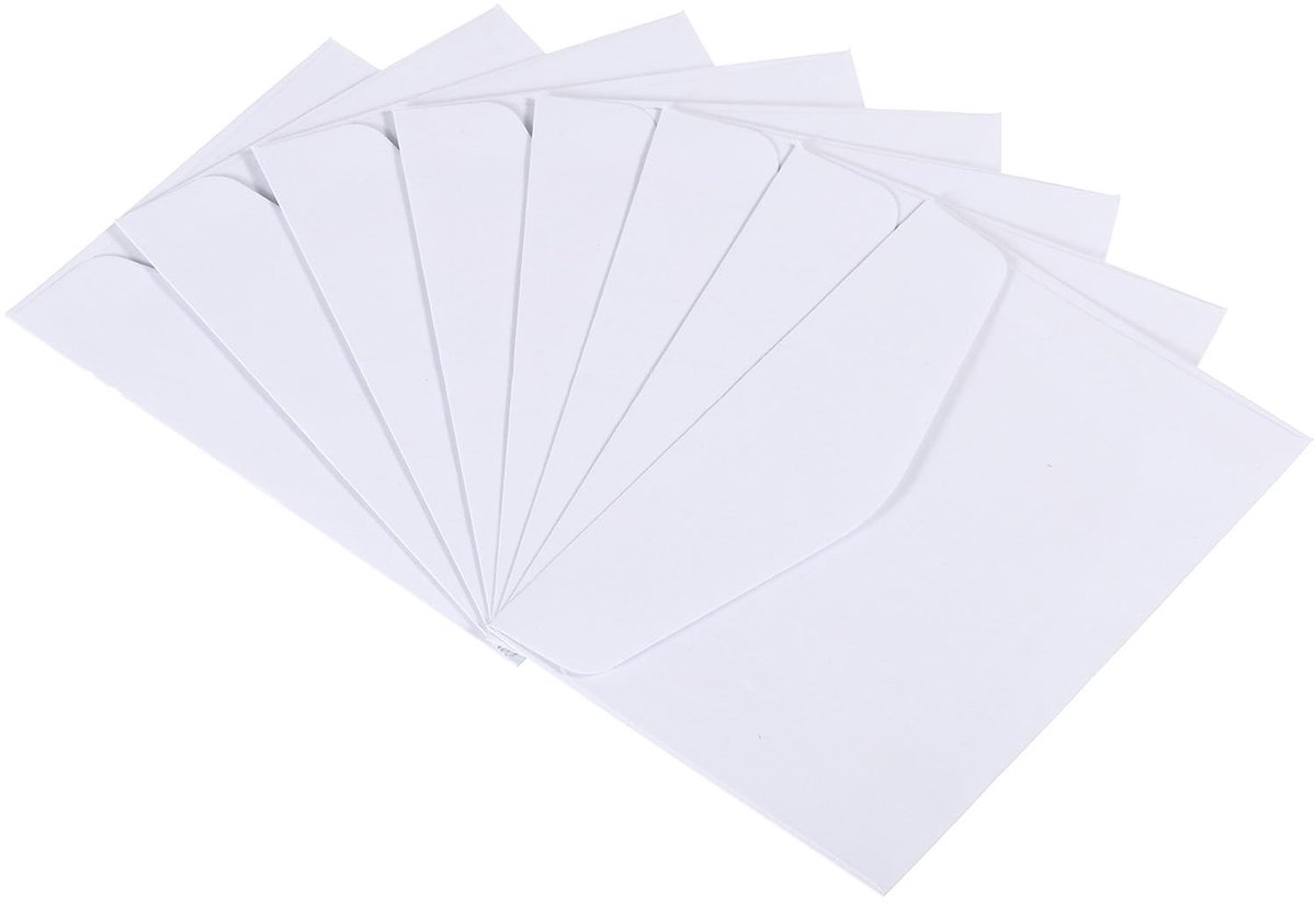 Solidchoice - 24 Pack Mini Enveloppen voor Notitiekaarten en Groeten