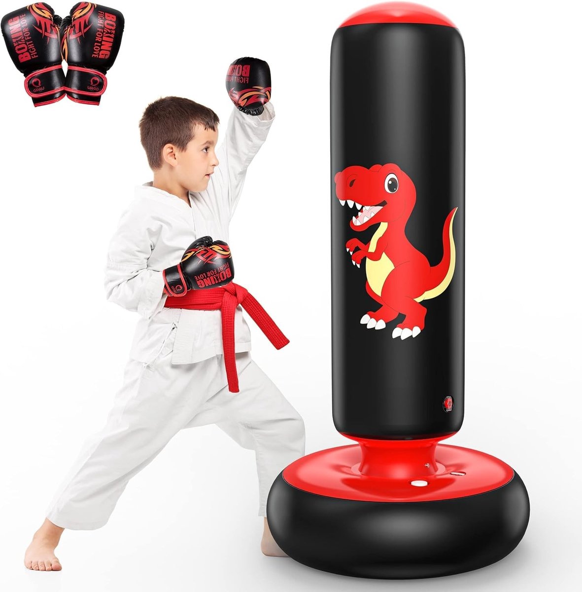Solidchoice - Opblaasbare Bokszak voor Kinderen - 122 cm
