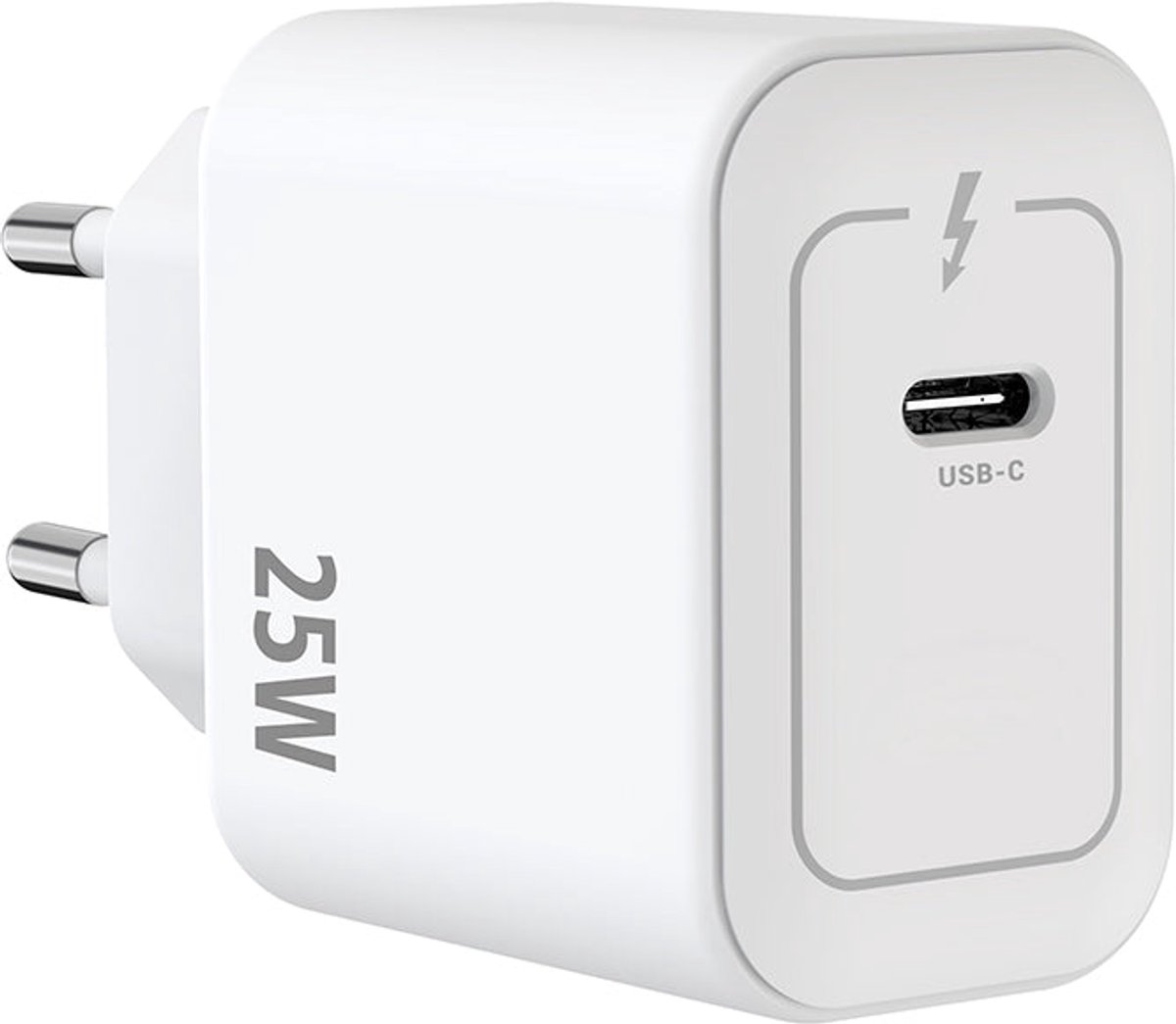 Rixus RXHC25 USB-C Power Adapter 25W White