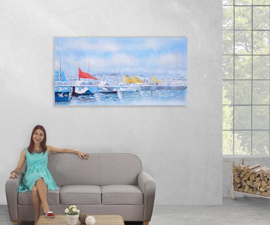 Peinture à l'huile Branche de fleur à la main