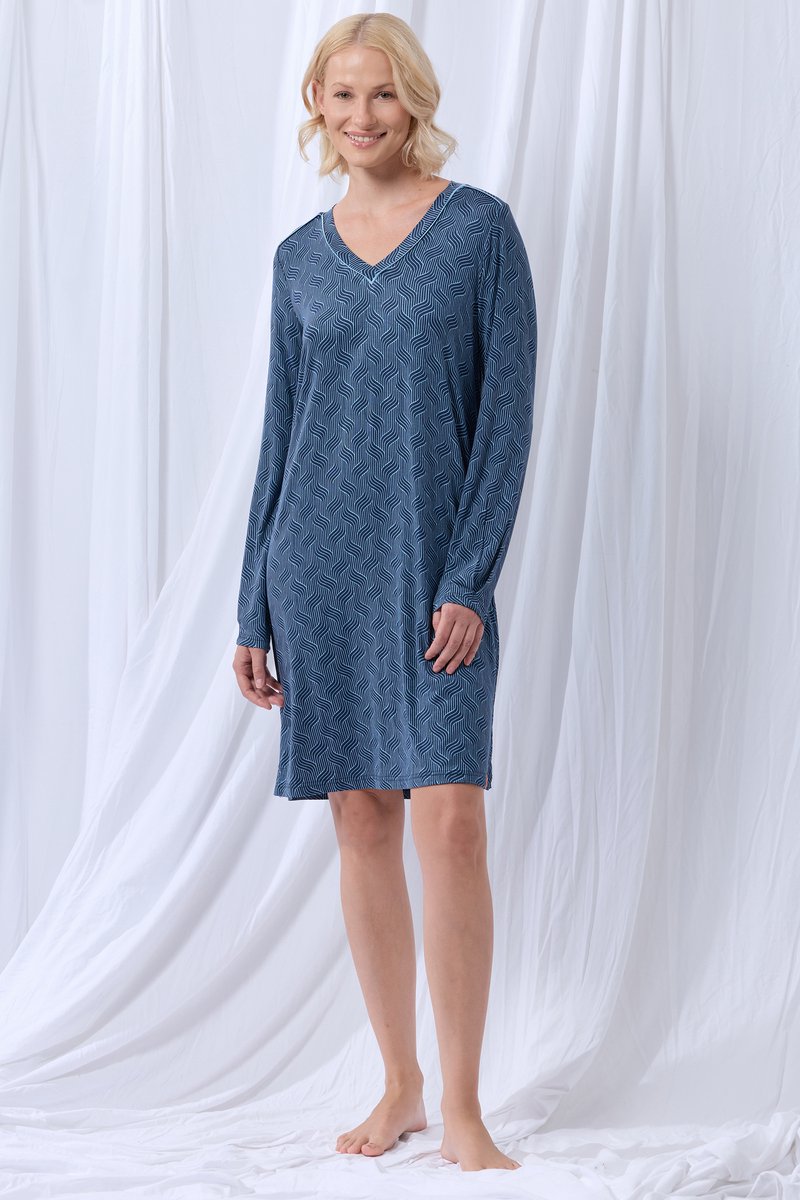 Lords & Lilies Slaapkleedje Gevlochten Blauw Blauw
