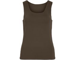 Vila Top Vikenza U-neck S/l Tank Top Rev - N 14089092 Slate Black Dames Maat - XXL