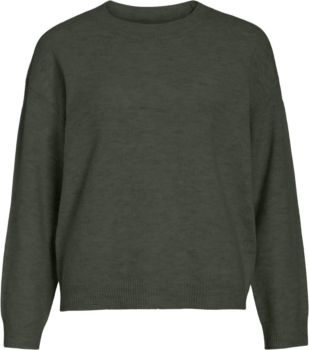 VILA - VILIGA L/S O-NECK KNIT TOP - NOOS - Dames - Gebreide truien