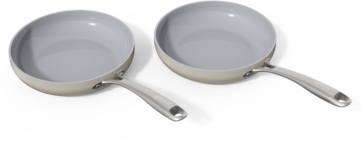 Safecourt Koekenpan 1+1 gratis - PFAS & PTFE vrij - Non-Stick & gemakkelijk schoon - Ø 24 cm - Inductie, Elektrisch, Keramisch & Gas