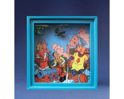 De schat van Beersel - Suske en Wiske - Reliefschilderij -16cm