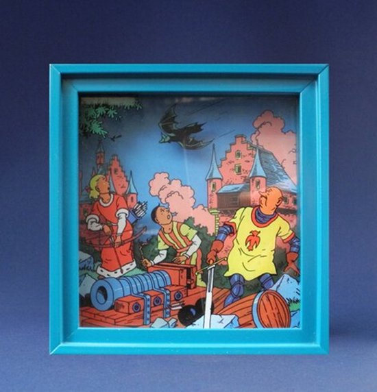 De schat van Beersel - Suske en Wiske - Reliefschilderij -16cm