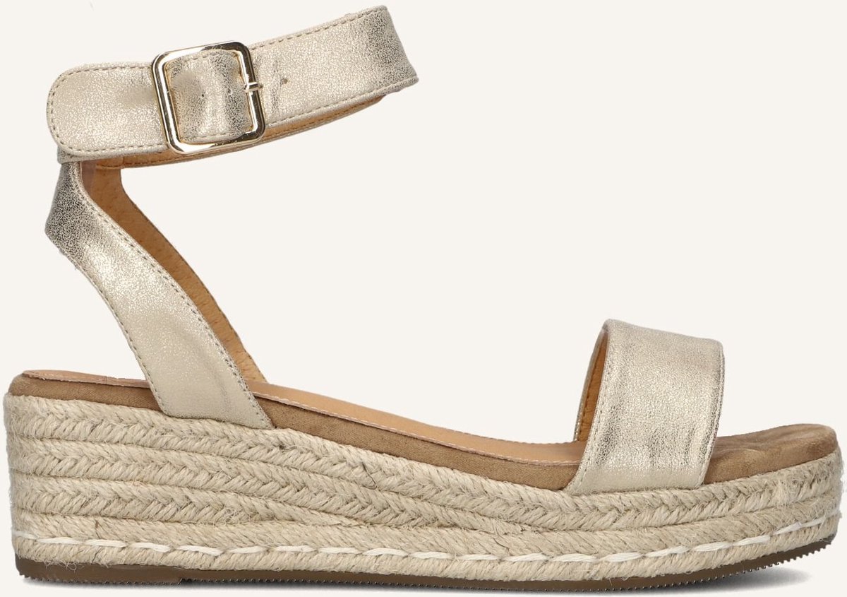 AYANA 0047-43 Sandalen Met Sleehak Dames Goud