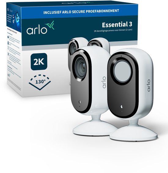 Arlo Essential, 2 magnetische Oplaadkabels, 7,6 m, voor - Nu 40% korting