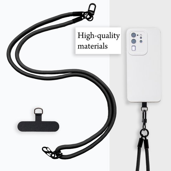 CHUQING Mobiele telefoonketting Parels Korte mobiele telefoon handriem sleutelhanger Universele telefoon polsband Mobiele telefoonriem voor pols, Groen