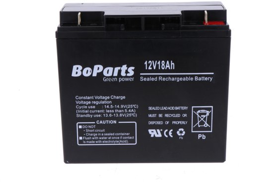 Accu Stiga Park & Villa 12V/18Ah BoParts/Fulbat – Onderhoudsvrij & Duurzaam