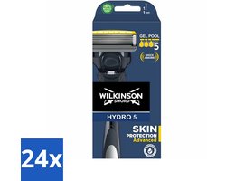 Wilkinson Sword 24 x Wilkinson Sword - Navulmesjes - Hydro 5 Skin Protection Advanced - Beschermend - 1 mesje - Scheermes - Scheermes 5 Mesjes - Hydro 5 - Wilkinson Sword - Scheermes Voor Mannen