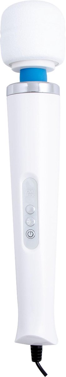 Love magic® Wand 20 standen Vibrator USB oplaadbaar en 230 Volt. draadloos/ wireless -WIT