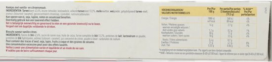 Modifast Koek Vanille Citroen - 156 gr — afbeelding 2