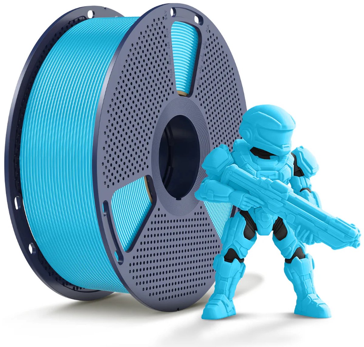 SUNLU 3D-filament PLA+ 1.75mm HEMELS BLAUW