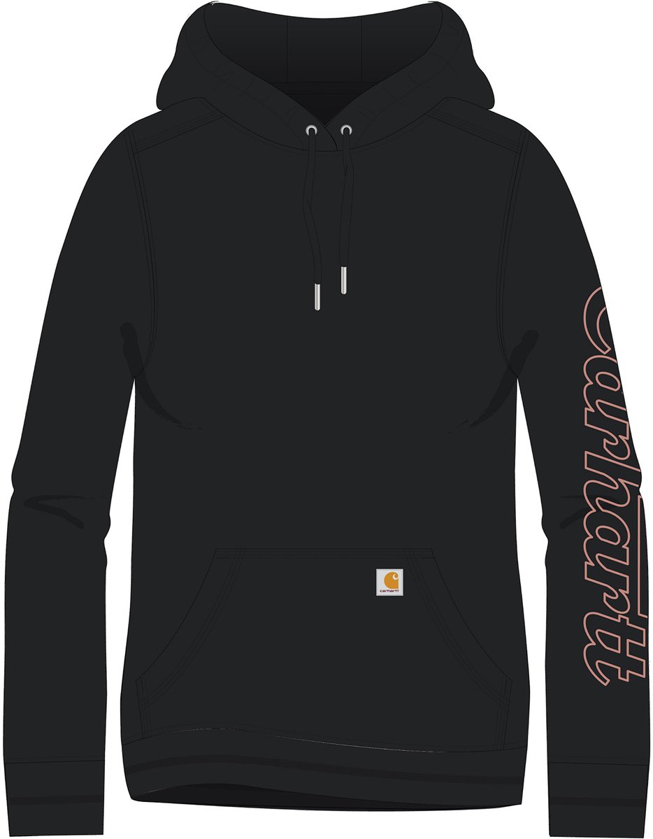 CARHARTT kleding 105996-BLK Carhartt sweatshirt Zwart