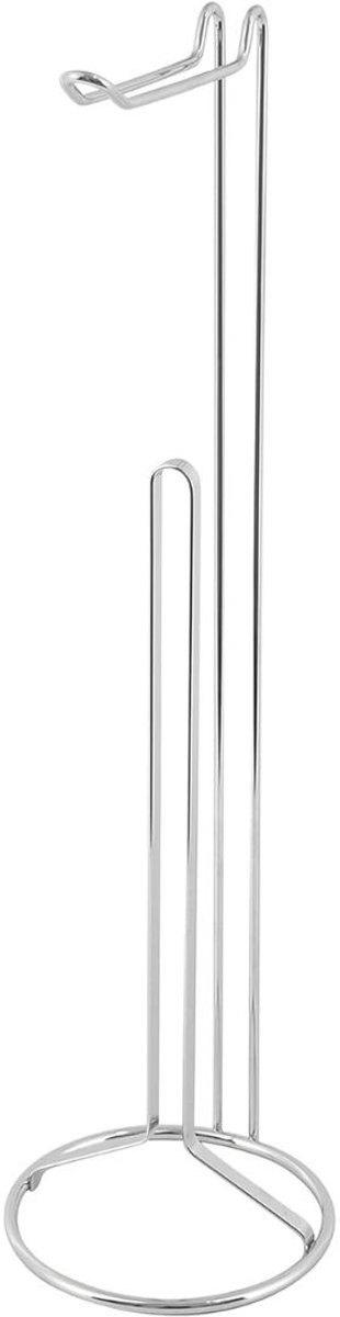 MKSS® Toiletbutler - Toiletrolhouder Staand - Zilver