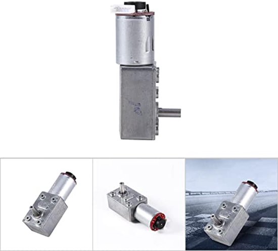 DC 24V Turbo Wormwiel Motor Omkeerbare Snelheid Verminderen Elektrische Versnellingsbak Motor 8mm As(130RPM